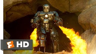 Iron Man  Cave Battle Scene  MARK 1  Iron Man 2008 Movie CLIP HD [upl. by Gris117]