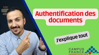 Authentification des documents Campus France [upl. by Kampmeier]