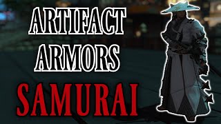 Samurai Artifact Armors SB to SHB FFXIV [upl. by Seravart398]