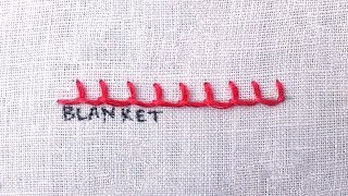 How to do a Blanket Stitch [upl. by Vernita]