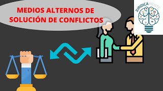 MEDIOS ALTERNOS DE SOLUCIÓN DE CONFLICTOS [upl. by Lebasiram301]