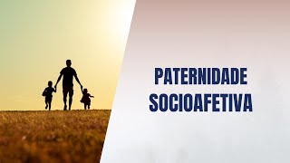 Paternidade socioafetiva [upl. by Nollahp]