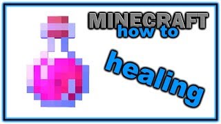 How to Make a Potion of Healing  Easy Minecraft Potions Guide [upl. by Kerman898]