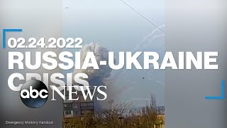 RussiaUkraine Crisis February 24 2022 [upl. by Wetzell]