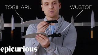 Knifemaker Explains The Difference Between Chefs Knives  Epicurious [upl. by Arten]