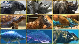 ALL AQUATIC amp ALL CENOZOIC Hybrid Legendary  Jurassic World The Game Dilophoboa [upl. by Buehrer795]