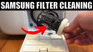 How to Clean Your Samsung Washing Machine Filter [upl. by Rufford]