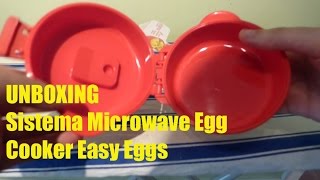 Unboxing Sistema Microwave Egg Cooker Easy Eggs [upl. by Bunch]