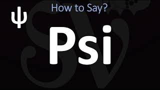 How to Pronounce Psi CORRECTLY  ψ Greek Alphabet Pronunciation [upl. by Clower323]