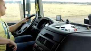 Daf 105 460 16 ZF rozpędzanie zmiana biegów acceleration gear shift driving [upl. by Nylarahs]