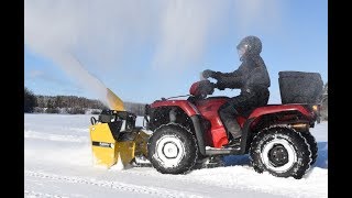 Rammy Snowblower 120 ATV EC 5min Electric Control [upl. by Billy227]