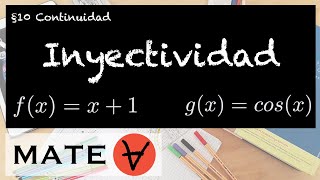 Funciones inyectivas  Definición  Ejemplos 1 Demostración [upl. by Alyak]