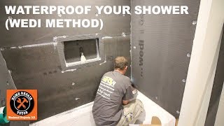 How to Waterproof a Shower Using Wedi StepbyStep [upl. by Amabelle932]