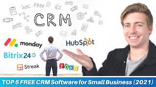 TOP 5 FREE CRM Software for Small Business  BEST CRM software 2022 [upl. by Haran]