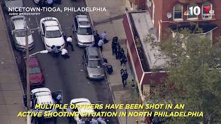 Audio Panicked Officers Call for Help After Gunman Shoots 6 Cops  NBC10 Philadelphia [upl. by Foster33]