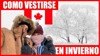 ROPA de INVIERNO en CANADÁ  ¿Qué y Dónde COMPRAR [upl. by Kahlil]