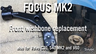 Focus MK2 front lower wishbone replacement [upl. by Ahsinelg]