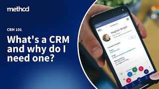 CRM 101 What is it and why is Method the 1 QuickBooks CRM [upl. by Elata878]