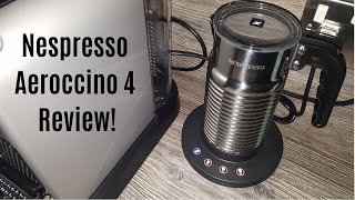 Nespresso Aeroccino 4 Milk Frother Review  Worth upgrading from the Aeroccino 3 [upl. by Fantasia186]