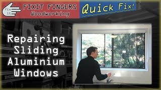 Repair Sliding Aluminium Window Tracks [upl. by Blus]