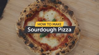 How To Make Sourdough Pizza  Making Pizza At Home [upl. by Akeim]