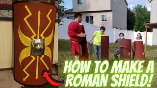 How to make a Roman Shield  Scutum [upl. by Tillo]