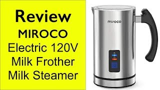 Review Miroco Milk Frother  How to make froth milk at home [upl. by Eaner]