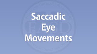 Saccade testing in Videonystagmogram VNG testing [upl. by Azial70]