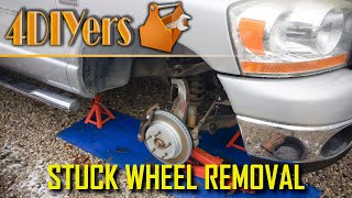 How to Remove a Stuck or Seized Wheel  4 Methods [upl. by Roberts]