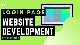 Front end web development tutorial for beginners  How to create a website  login page [upl. by Ahteres]