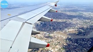 SCENIC APPROACH  British Airways A320 Landing at London Heathrow [upl. by Lena]