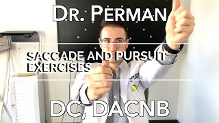 Vestibular amp Concussion Exercise  Saccade Level 12 [upl. by Ellennad]