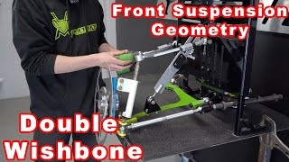 Front Suspension Geometry Double Wishbone Suspension Explained [upl. by Yeldud]