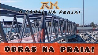 Obras Praia Cidade Matinhos Paraná [upl. by Ahseiyn]