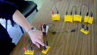 To show a capacitor stores energy [upl. by Ayot]