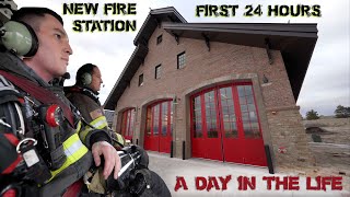 First 24 Hours in a New Fire Station  A Day in the Life [upl. by Ymar]