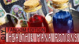 DIY  Custom Health amp Mana Potions  FANDOM EDITION [upl. by Tallbot]