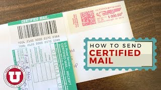 How To Send Certified Mail [upl. by Atinihs471]