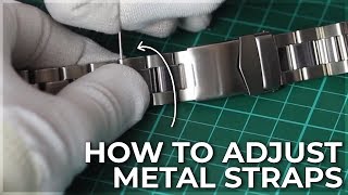 How to adjust Metal Watch Straps [upl. by Aracot]