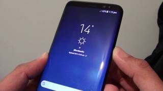 Samsung Galaxy S8 How to Turn the Phone On  Off [upl. by Nagle]