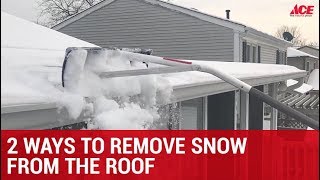 How To Remove Snow From A Roof  Ace Hardware [upl. by Klein351]