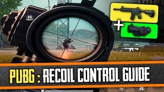 PUBG Mobile M416  6x Scope Recoil Control Guide [upl. by Annaynek800]