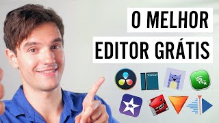 O MELHOR Editor de Vídeo Grátis sem marca dágua [upl. by Grati334]