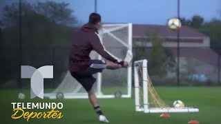 Chucky Lozano y su gol “imposible” en el entrenamiento del Tri  Telemundo Deportes [upl. by Noitna538]