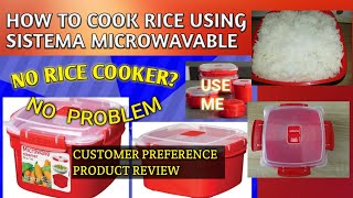 How to Cook Rice Using Sistema Microwavable [upl. by Carree]