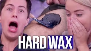 We Hard Waxed His LEGS Beauty Break [upl. by Hayward]