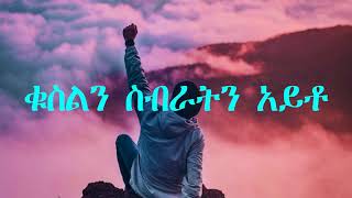 Tesfaye Gabiso lyrics videoነፍሴ ሆይ [upl. by Elleirb]