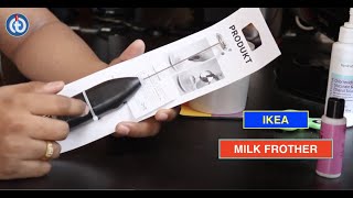 IKEA MILK FROTHER Review amp Battery Installation [upl. by Crystie468]