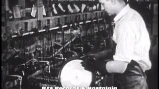 HISTORY OF VINYL RECORDS 1  The 78 RPM Single Manufacturing plant RCA [upl. by Krakow977]