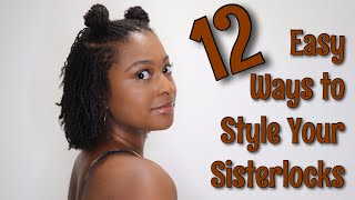 Quick amp Easy Microlocks amp Sisterlocks Hairstyles [upl. by Cheyney886]